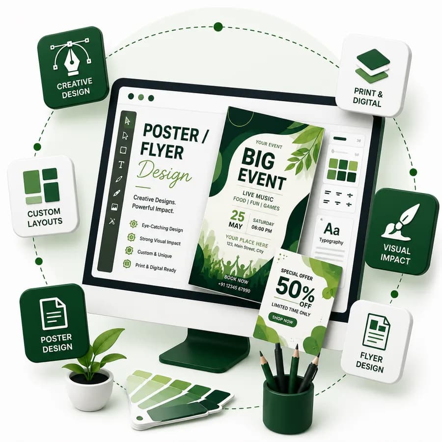 Template design illustration